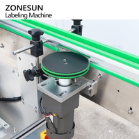 ZONESUN ZS-TB821 Flacon Bocal En Verre Peut Autocollant Vin Manchon de Bouteille D'eau Machine à Étiquettes Automatique De Bouteille Ronde Pour Bouteilles Rondes