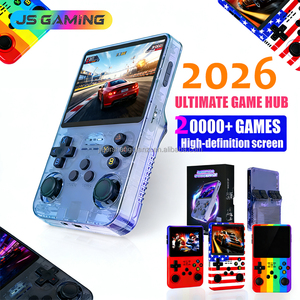 Consola de Juegos Retro JSGAMING de Bajo <span class=keywords><strong>Precio</strong></span>, 128 GB, R36S, Linux, Pantalla de 3.5 Pulgadas, Reproductor de Videojuegos Portátil de Bolsillo, R36 - Product Image 1