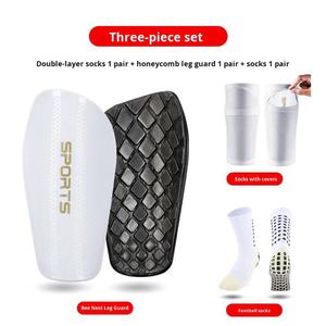 Conjunto de Entrenamiento Deportivo para Adultos al Aire Libre, Tres Piezas, Calcetines de Fútbol Gruesos y Flexibles con Protección de Piernas en Forma de Panal - Product Image 2