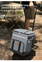 Nouveau personnalisé 35L grande capacité Oxford extérieur isolé valise à roulettes étanche glacière pique-nique sac à bandoulière en voiture voyage