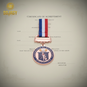 Medallas Académicas Filipinas Personalizadas Sojagy, Logotipos Grabados en 3D, Bilingües en Inglés, para Graduaciones y Competiciones - Product Image 1