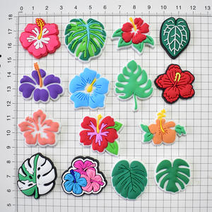 Nieuwe Trend Pvc Bloemenschoen Bedels Diy 2d Cartoon Zuidelijke Bloemenserie Schoenbedels - Product Image 3