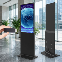 MILEC Totem numérique vertical sur pied pour intérieur, lecteur multimédia Android, écran publicitaire LED, garantie 3 ans