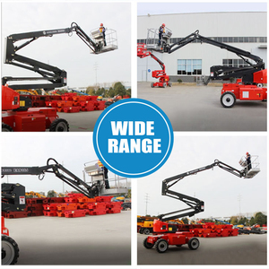 Portable Hydraulic Trailer Man <b>Lift</b> Platform Towable Boom <b>Lift</b> with Cherry Picker Basket for High Altitude Maintenance - Product Image 6