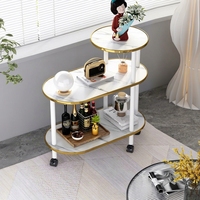 Table d'appoint multifonctionnelle pour salon, salle à manger, bureau à domicile, balcon – Meuble de rangement et table basse