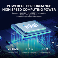 PC industriel tactile capacitif 4G 8G 16G RAM 128G 256G 512G 1T SSD HDD Intel Core I3 I5 I7 Win10 Linux