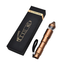 Broyeur à cigarettes électrique en alliage d'aluminium personnalisable, rapide, efficace, lavable, broyeur à stylo pour accessoires de fumeur