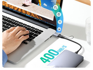 Adaptateur USB C vers USB en alliage d'aluminium neuf, convertisseur USB-C femelle vers USB-A mâle pour MacBook, pour iPhone 16/15/14, pour iPad - Product Image 6