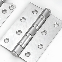 Charnière silencieuse en acier inoxydable pour porte en bois et porte de maison, 4 pouces