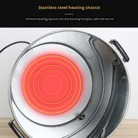 Bouilloire électrique commerciale à grande capacité en acier inoxydable avec isolation automatique pour le thé au lait et les tisanes