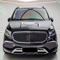 Kit carrosserie avec grille de capot Pare-chocs avant Pare-chocs arrière pour Mercedes Benz Classe V V250 V220 VITO Upgrade Maybach Model Carton