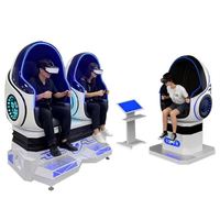 Chaise VR Egg à siège unique, cinéma 9D, lunettes de réalité virtuelle 3D, simulateur d'arcade Vive à vendre, machine de jeu d'intérieur