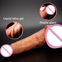 Nouvel Arrivage Jouets Sexuels Féminins : Godemiché en Silicone Moulé, Pénis en Caoutchouc, Jouet Sexuel pour Adultes, Produits pour Adultes