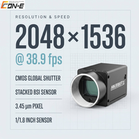 Kamera Industri GigE Kecepatan Tinggi MV-CS032-60GM/GC V5 38.9 FPS Sensor CMOS Global Shutter Transmisi Waktu Nyata