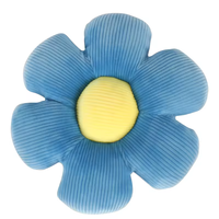 Grossiste Oreiller personnalisé coloré à fleurs douces Poupée en peluche à fleurs marguerites Tournesol Oreillers 3D Coussins de siège