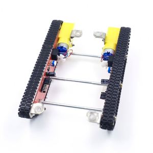 Châssis de voiture robotique intelligent PENPOS Tank avec plaque acrylique et chenilles intégrées, 2 moteurs - Product Image 4
