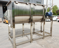 Mezcladora Industrial Horizontal de Cinta, Mezcladora de Alimentos para Animales, Mezcladora de Polvo, 200kg 500kg