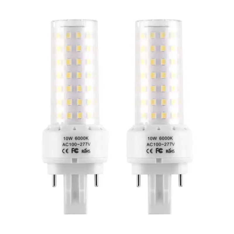 Super Bright 1200LM 10W GX23 G23 GU24 LED Corn Lamp Day Light 6000K GX23 Plug Bulb Replace CFL Lamp 18W