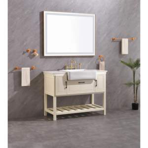 DB Modern LED Lighted <b>Bathroom</b> Wall Mounted <b>Mirror</b> 48*36 <b>Oval</b> Framed High Lumen+Anti-Fog Separately Controlled for Decoration - Product Image 2