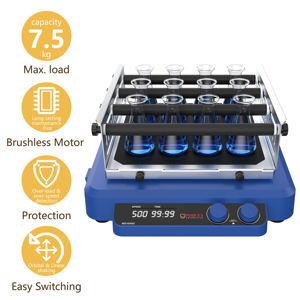 Agitador <span class=keywords><strong>orbital</strong></span> y lineal de acero inoxidable de 20-500rpm para uso químico médico de laboratorio Soporte OEM personalizado - Product Image 4
