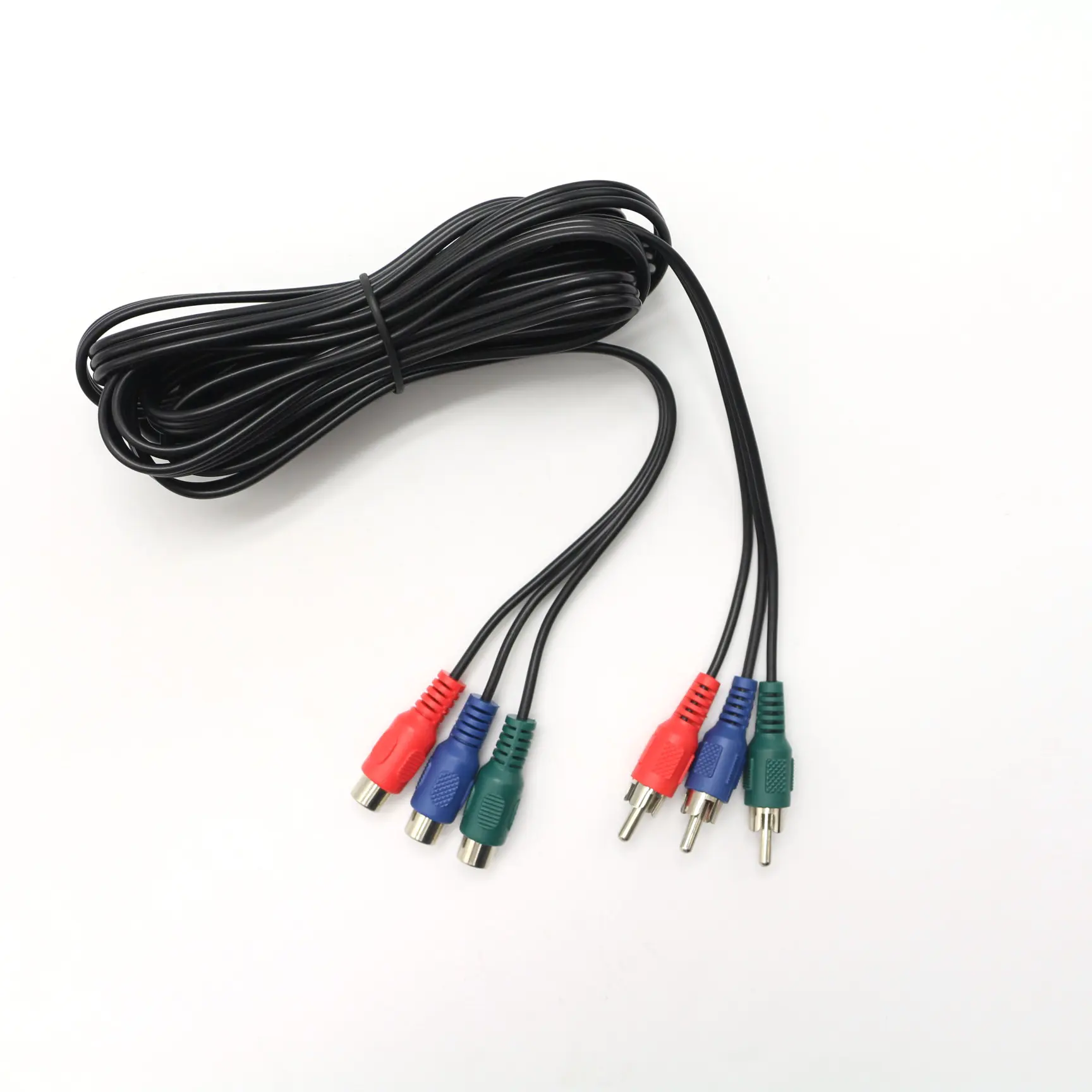 Factory Price Gold Nickle Plated Av 3rca To 3rca Cable Audio Video Cable 3 Rca Pure copper OFC Cable For Vcr Dvd Hdtv