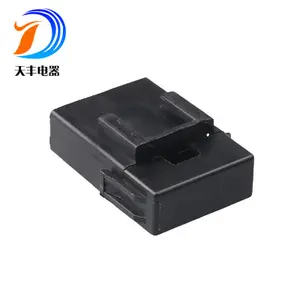 2 Pin Medium Car Fuse Holder Connector Plug Auto Insurance Socket Black Lighter Frontal With Terminal BX2017