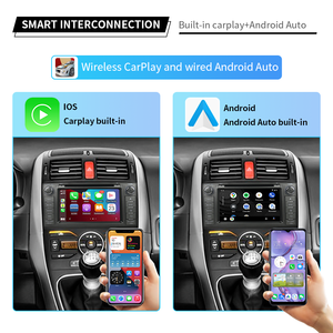 Klyde 7 Inch IPS Màn Hình Cảm Ứng Xe Đài Phát Thanh DVD Máy Nghe Nhạc GPS Khuếch Đại DSP Stereo Android Tự Động Carplay Cho Toyota Auris 2007-2012 - Product Image 4