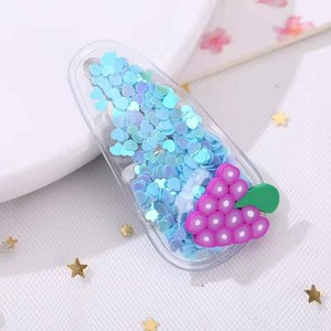 Accessori per capelli di frutta di sabbie mobili della spiaggia di sabbia di stile di festa all'ingrosso <span class=keywords><strong>cilp</strong></span> sveglio dei capelli per le forcine dei bambini - Product Image 6