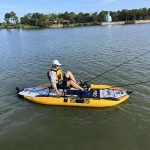 Sistema di guida a pedali a pinna per Kayak da pesca con bretelle regolabili per piedi Sup Marine Water Bike Boat Paddle Pedalboard singolo Flap - Product Image 3