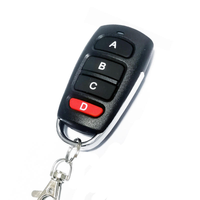 Control Remoto Duplicador de 4 Botones RF 433MHz 1527 con Código de Aprendizaje para Puerta de Garaje