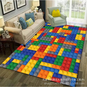 Alfombra Infantil de Terciopelo Cristal, Rectangular, Antideslizante, para Sala de Estar, Dormitorio, Área de Juegos, Fácil Cuidado, Lavable con Agua, Primavera 2026 - Product Image 3
