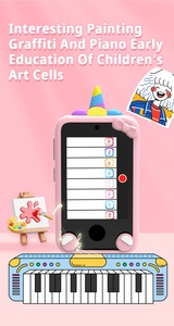 2025 nuovo Mini Touchscreen giocattolo del telefono per le ragazze, educazione precoce e realistico giocattolo educativo intelligente con <span class=keywords><strong>la</strong></span> macchina fotografica per i bambini - Product Image 4