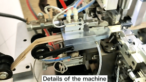 Zyn Automatische Intelligente Onzichtbare Rits <span class=keywords><strong>U</strong></span> <span class=keywords><strong>Type</strong></span> <span class=keywords><strong>Top</strong></span> Stop Machine Snelle Lange Servi-Life <span class=keywords><strong>Stopper</strong></span> Installatie-Instellingsmachine 220V - Product Image 6