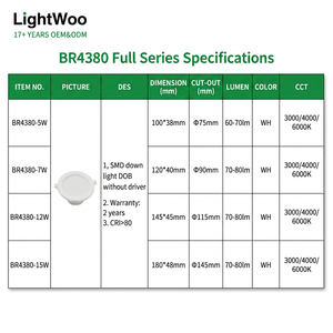 Plafonnier LED rétroéclairé 2x4ft, spot encastré, luminaire troffer 8W pour supermarché et entrepôt, faible MOQ, OEM, ODM - Product Image 6