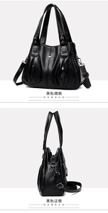 Nouveau Sac à Main de Luxe pour Femme, Grande Capacité, en Cuir PU Souple, Sac Fourre-Tout Vintage à Bandoulière - Product Image 4