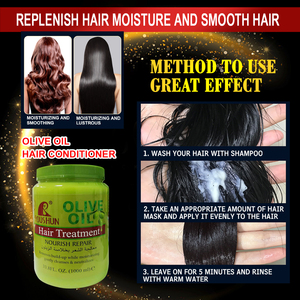 Crema de Tratamiento Capilar RouShun de 1000 ml para un Cabello Suave y sin Frizz - Product Image 2