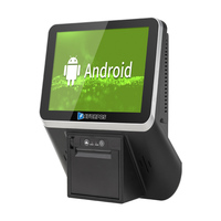 Mini terminal de point de vente à vendre, Android ou Windows en option, petit terminal de point de vente mural avec imprimante thermique