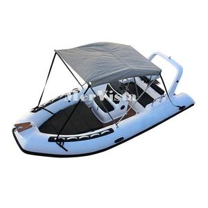 Bateau pneumatique semi-rigide (RIB) en fibre <span class=keywords><strong>de</strong></span> verre <span class=keywords><strong>de</strong></span> 4,8 m avec coque en V profond et table intégrée - Product Image 2