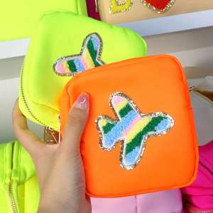 Wholesale 30*22*2CM Transparent Pvc Nylon Tie Dye Clear Zipper Pouches Makeup Cosmetic <b>Bag</b> - Product Image 3