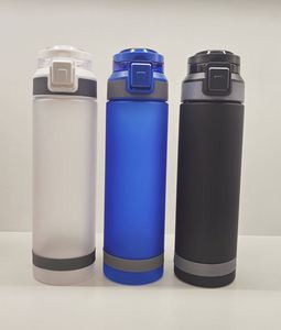 Botella de Agua de Plástico de 900 ml, Negra y Blanca, Esmerilada con Recubrimiento Mate para Beber Directamente, la Más Vendida en Kenia - Product Image 2