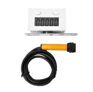 Compteur électronique avec écran LCD, 1 pièce, compteur de poinçons, industriel, Durable, pratique, numérique de proximité, <span class=keywords><strong>5</strong></span> chiffres, capteur magnétique, boxe - Product Image 1