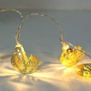 Moon Star Light Eid Al Adha Moyen-Orient Inde Guirlande lumineuse LED colorée Gulbang Festival Palais arabe Lumière Ramadan <span class=keywords><strong>Château</strong></span> de fer - Product Image 2