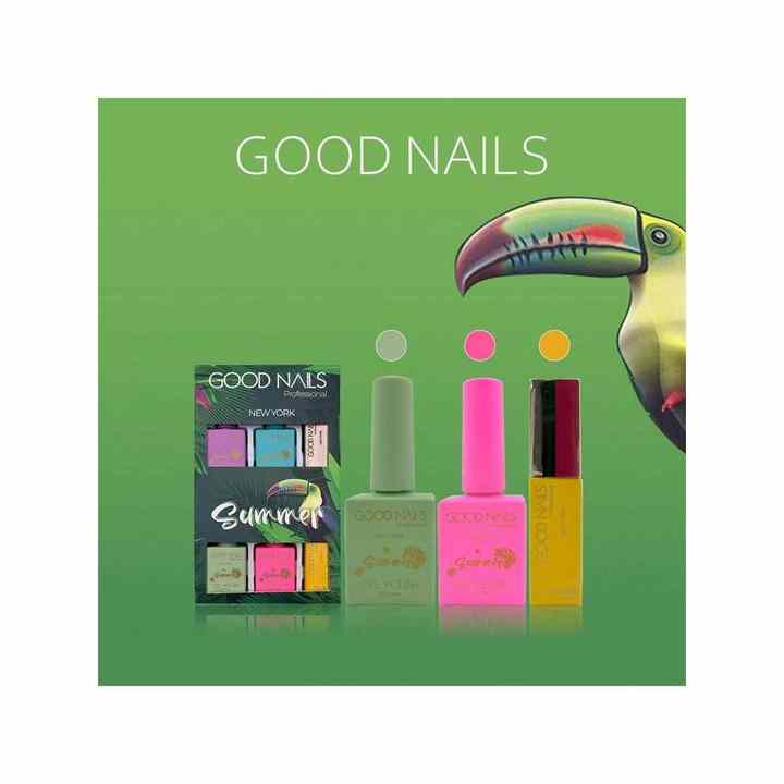 Good Nails New York Summer Set De Esmaltes En Gel Nail Polish with 6 Colors