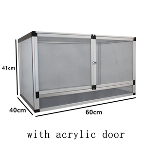 100x50x51cm Aluminium-Netz-Reptilienkäfig - Vollansicht-Chamäleon-Gehege für Eidechsen/Schlangen (US-Lagerbestand) - Product Image 3