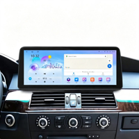 Radio para Auto con Pantalla de 12.3 Pulgadas, 4GB+64GB, GPS Integrado, Montaje en el Tablero para BMW Serie 3 E90/E91/E92/E93, Reproductores Inalámbricos MP3/MP4