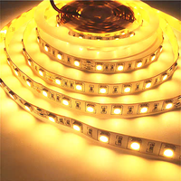 Maxtor Bande lumineuse LED haute luminosité 12/24V Basse tension 2835 Cuivre souple Carte nue pour montage en surface