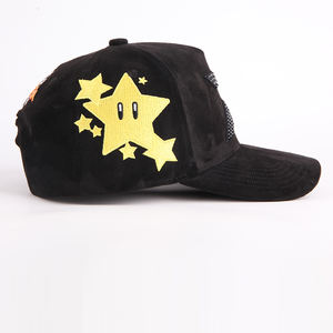 หมวกเบสบอลขอบผ้าซาตินประดับพลอยเทียม5แผงตามสั่งผู้ผลิตหมวกเบสบอลโลโก้ gorras สำหรับกีฬาวิ่ง - Product Image 2