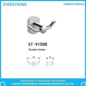 Everstrong Bathroom Chrome Double Robe <strong>Hook</strong> V1506 Brass <strong>Coat</strong> <strong>Hook</strong> - Product Image 2