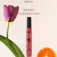 Parfum Flacon-Éprouvette 12ml, Effet Sable Mouvant, pour Femme, Parfums de Marque Originaux, Échantillon de Parfum Mini Rechargeable Portable en Brume