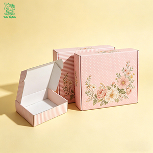 Boîte d'expédition élégante en carton ondulé de petite taille, personnalisée et imprimée, pour l'expédition de cosmétiques et de soins de la peau - Product Image 6